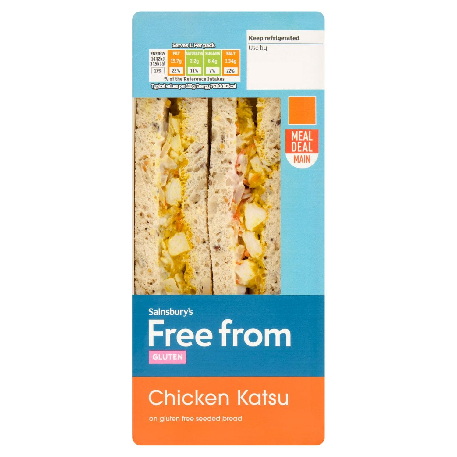 Sainsbury's Gluten Free Katsu Chicken Sandwhich